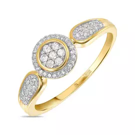 Золотое кольцо c бриллиантами