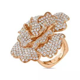 Золотое кольцо c бриллиантами