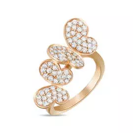 Золотое кольцо c бриллиантами