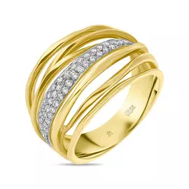 Золотое кольцо c бриллиантами