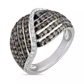 Золотое кольцо c бриллиантами