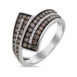 Золотое кольцо c бриллиантами