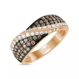 Золотое кольцо c бриллиантами