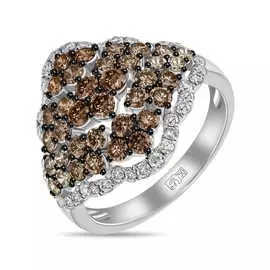 Золотое кольцо c бриллиантами