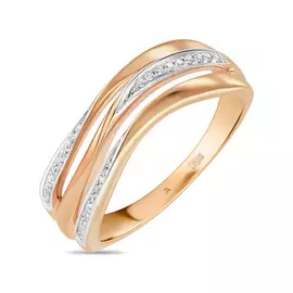 Золотое кольцо c бриллиантами