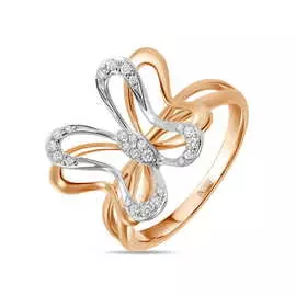 Золотое кольцо c бриллиантами