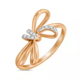 Золотое кольцо c бриллиантами