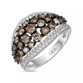 Золотое кольцо c бриллиантами