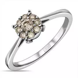 Золотое кольцо c бриллиантами