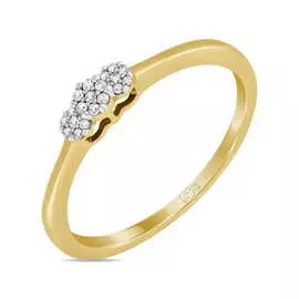 Золотое кольцо c бриллиантами