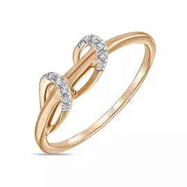 Золотое кольцо c бриллиантами