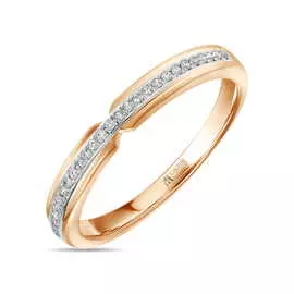 Золотое кольцо c бриллиантами