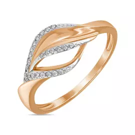 Золотое кольцо c бриллиантами