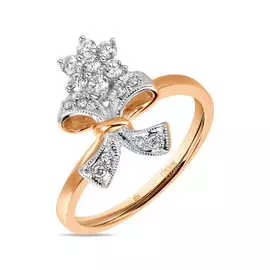 Золотое кольцо c бриллиантами