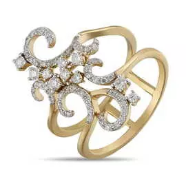 Золотое кольцо c бриллиантами