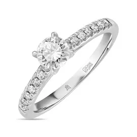 Золотое кольцо c бриллиантами