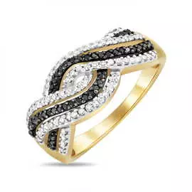 Золотое кольцо c бриллиантами