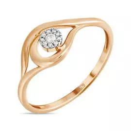 Золотое Кольцо c бриллиантами