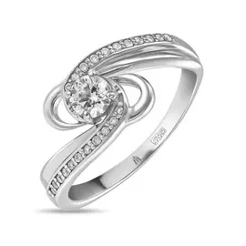 Золотое кольцо c бриллиантами