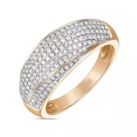 Золотое кольцо c бриллиантами