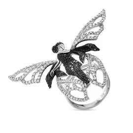 Золотое кольцо c бриллиантами