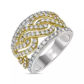 Золотое кольцо c бриллиантами