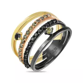 Золотое кольцо c бриллиантами