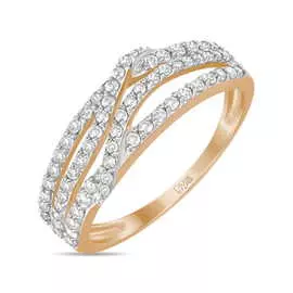 Золотое кольцо c бриллиантами