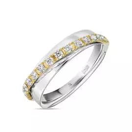 Золотое кольцо c бриллиантами