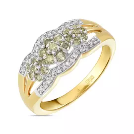 Золотое кольцо c бриллиантами