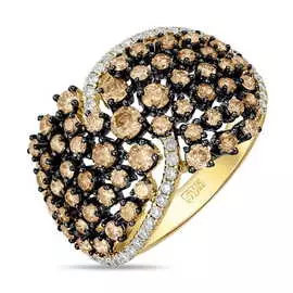 Золотое кольцо c бриллиантами