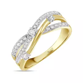 Золотое кольцо c бриллиантами