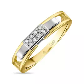 Золотое кольцо c бриллиантами