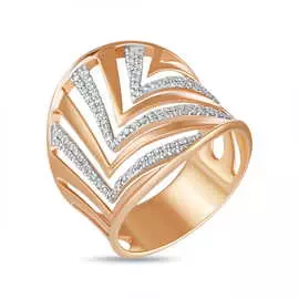 Золотое кольцо c бриллиантами