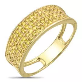 Золотое кольцо c бриллиантами