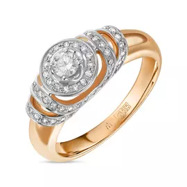 Золотое Кольцо c бриллиантами