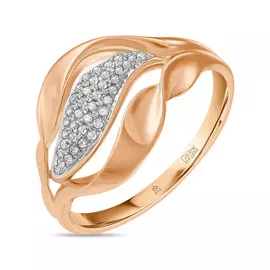 Золотое кольцо c бриллиантами