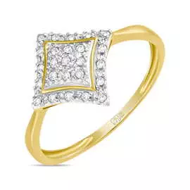 Золотое кольцо c бриллиантами