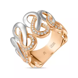 Золотое кольцо c бриллиантами