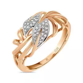 Золотое кольцо c бриллиантами