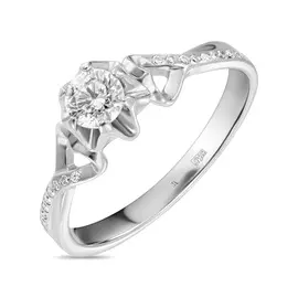 Золотое кольцо c бриллиантами