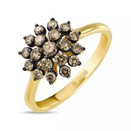 Золотое кольцо c бриллиантами