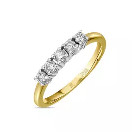 Золотое кольцо c бриллиантами