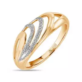 Золотое кольцо c бриллиантами