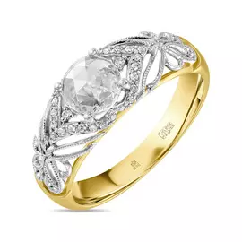 Золотое кольцо c бриллиантами