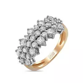 Золотое кольцо c бриллиантами