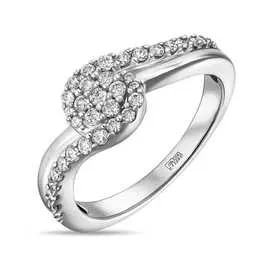 Золотое кольцо c бриллиантами