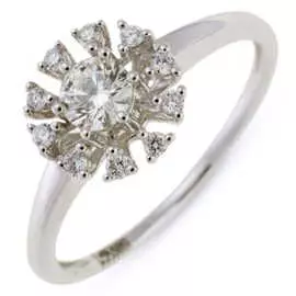 Золотое кольцо c бриллиантами