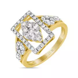 Золотое кольцо c бриллиантами