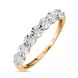 Золотое кольцо c бриллиантами